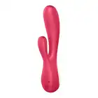 Satisfyer - Mono Flex Red Berry. Nowoczesny wibrator króliczek sterowany aplikacją. Mega sale!