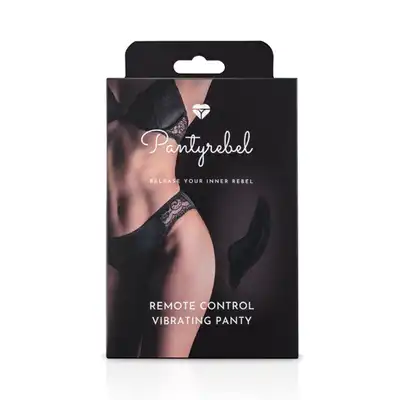Pantyrebel - Vibrating Panty. Zdalnie sterowane wibrujące koronkowe majtki. Model 03