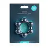 Boners - Hexagon Cockring With Steel Balls. Niezwykły ring ze stymulującymi stalowymi kulkami. 