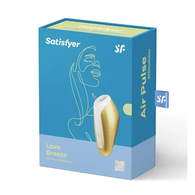 Satisfyer - Love Breeze Air Pulse Stymulator. Żółty stymulator seksu oralnego. Soft touch, najlepsze stymulacja łechtaczki.