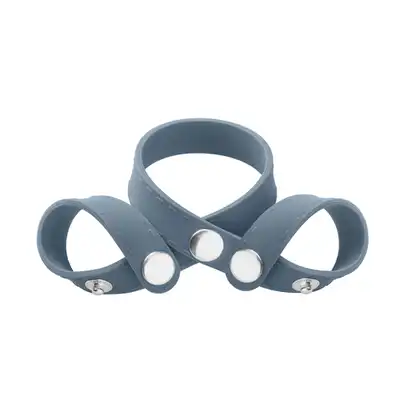 Boners - 8-style Ball Splitter. Świetny regulowany ring erekcyjny z solidnego, przyjemnego w dotyku materiału. 