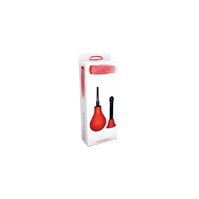 Bestseller - Red Anal Douche. Czerwona gruszka do lewatywy. 