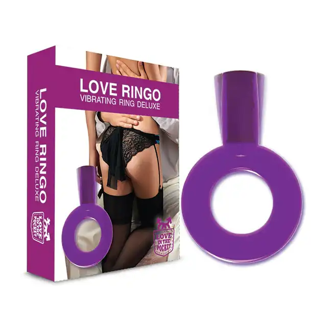 Love In The Pocket - Love Ringo. Wibrujący ring erekcyjny premium. Kieszonkowe 