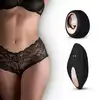 Pantyrebel - Vibrating BoyShort. Zdalnie sterowane wibrujące koronkowe szorty. Model 01