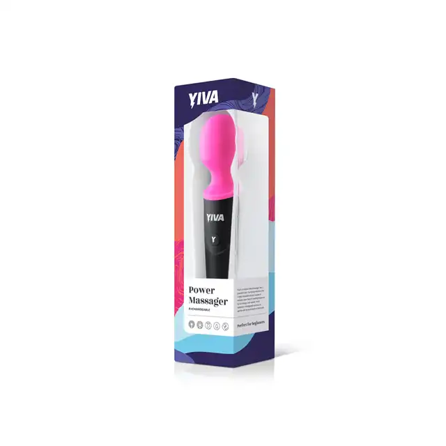 Yiva - Power Massager Pink. Różowa magiczna różdżka idealna na prezent. 