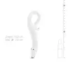 Gildo - Glass Dildo No. 14. Specjalnie zagięte szklane dildo dla wzmocnienia doznań podczas penetracji. 18 cm długości. 