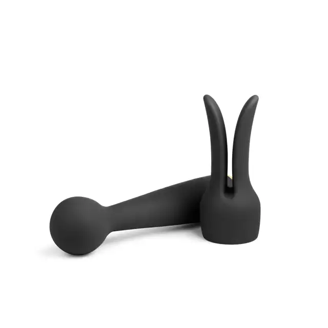 Svakom - Emma Neo Rabbit. Magiczna różdżka z dodatkową końcówką. Wodoodporny, podgrzewany, super mocny wibrator. 