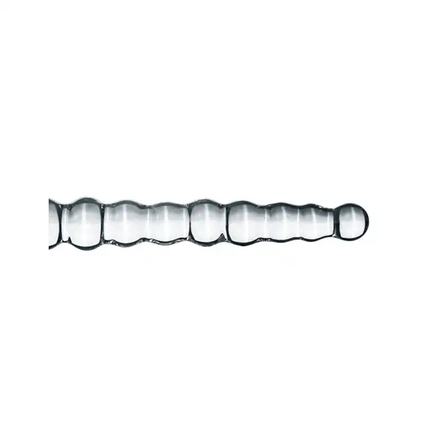Gildo – Glass Dildo No. 20. Dwustronne szklane dildo z żebrowanym trzonem – precyzja i podwójna stymulacja