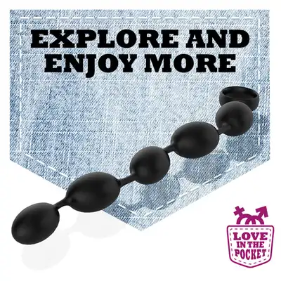 Love In The Pocket - Love Beads Sensual Love String. Koraliki analne, idealne do kieszeni. 