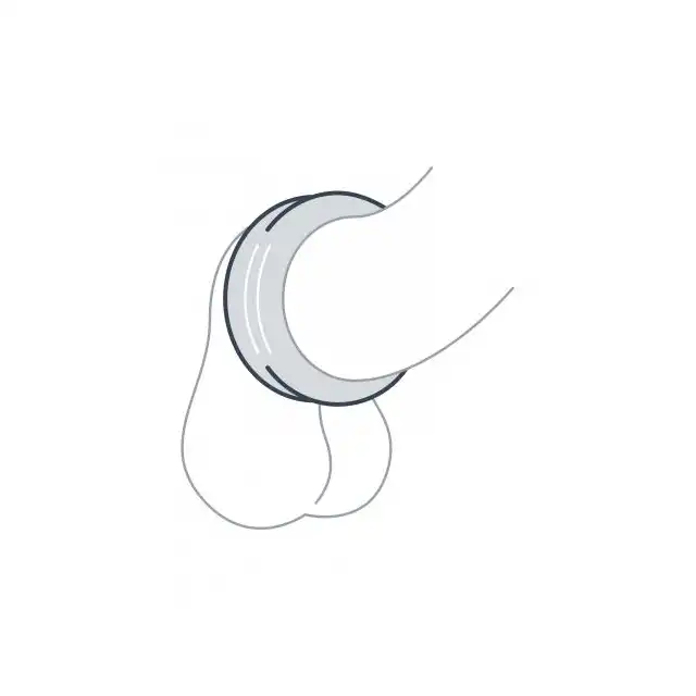 Boners - Ribbed Cock Ring. Podwójnie gruby, miękki ring. Przedłużona i wzmocniona erekcja.