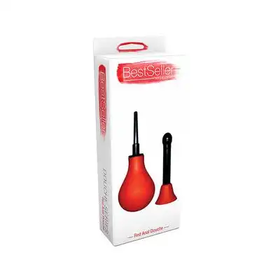 Bestseller - Red Anal Douche. Czerwona gruszka do lewatywy. 