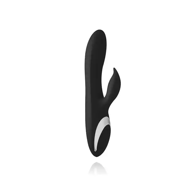 Sway Vibes - No. 2 Black. Elegancki wibrator z króliczkiem. Ultra jedwabisty silikon, piękny design. 