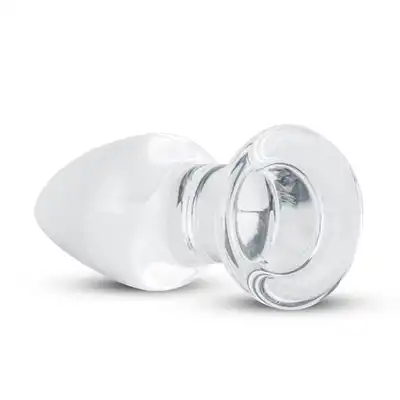 Gildo - Clear Glass Buttplug. Szklana wtyczka analna 9,9 cm!
