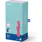 Satisfyer - Mono Flex Red Berry. Nowoczesny wibrator króliczek sterowany aplikacją. Mega sale!