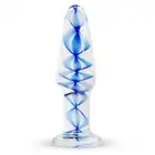 Gildo - Glass Buttplug No. 23. Szklana długa wtyczka analna ze zwężaną końcówką. 10,5 cm!