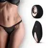 Pantyrebel - Vibrating Tanga. Zdalnie sterowane wibrujące koronkowe majtki z wyciętym tyłem. Model 04
