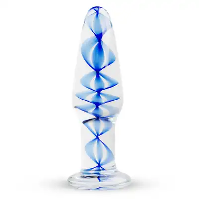 Gildo - Glass Buttplug No. 23. Szklana długa wtyczka analna ze zwężaną końcówką. 10,5 cm!