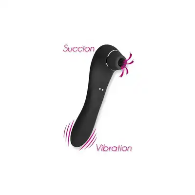 Midnight Quiver Black Clitoral Suction &amp; Vibration