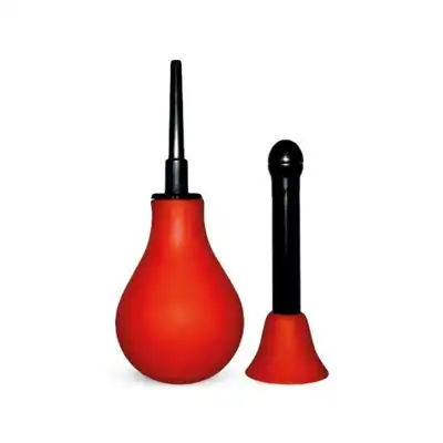 Bestseller - Red Anal Douche. Czerwona gruszka do lewatywy. 