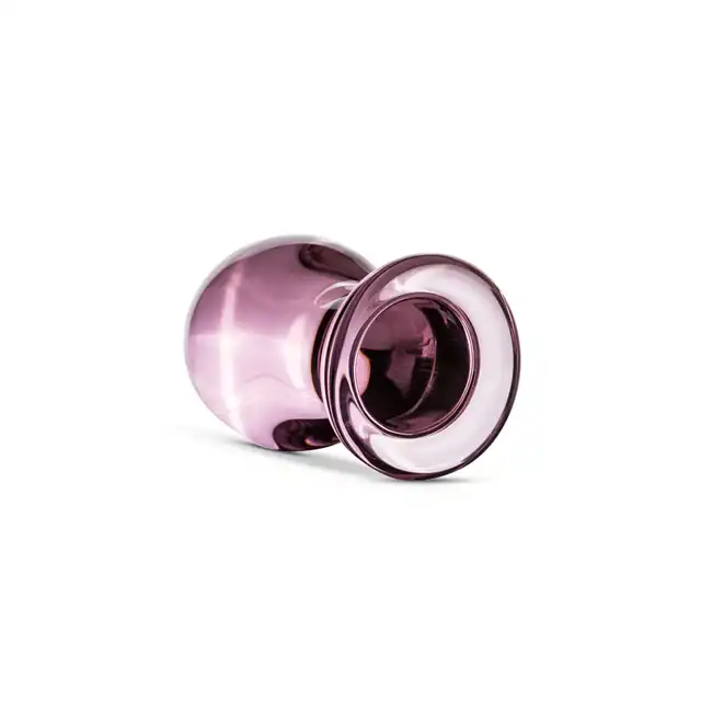 Gildo - Pink Glass Buttplug. Piękny, różowy plug analny 8,5 cm. 