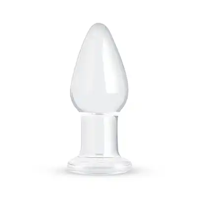 Gildo - Clear Glass Buttplug. Szklana wtyczka analna 9,9 cm!