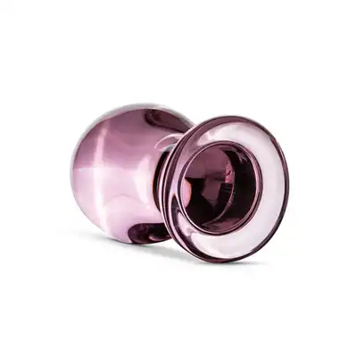 Gildo - Pink Glass Buttplug. Piękny, różowy plug analny 8,5 cm. 