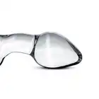Gildo - Glass Prostate Plug No. 13. Szklany wygięty plug analny dodatkowo stymulujący prostatę. 