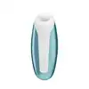 Satisfyer - Love Breeze Air Pulse Stymulator. Platynowo niebieski stymulator seksu oralnego. Soft touch, najlepsze stymulacja łechtaczki.