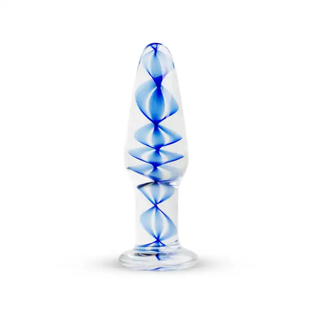 Gildo - Glass Buttplug No. 23. Szklana długa wtyczka analna ze zwężaną końcówką. 10,5 cm!
