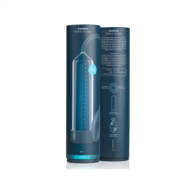 Boners - Penis Pump No. 1. Solidna kompaktowa i dyskretna pompka do penisa. 
