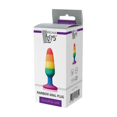 Dream Toys - Colorful Love Colorful Plug. 11 cm długości, 2,9 cm szerokości. 