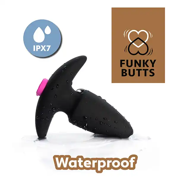 FeelzToys - Funky Butts. Set wibrujących plugów analnych dla par. Sterowane pilotem, nowoczesna rozrywka dla obojga!