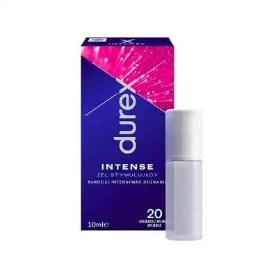 Durex - Intense Gel 10ml. Mega efektowny żel stymulujący dla kobiet. 20 orgazmów w jednej buteleczce.  Bestseller!