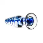 Gildo - Glass Buttplug No. 23. Szklana długa wtyczka analna ze zwężaną końcówką. 10,5 cm!
