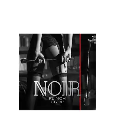 NOIR FLINCH CROP BLACK