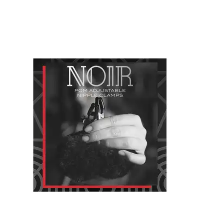 NOIR POM ADJUSTABLE NIPPLE CLAMPS BLACK