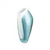 Satisfyer - Love Breeze Air Pulse Stymulator. Platynowo niebieski stymulator seksu oralnego. Soft touch, najlepsze stymulacja łechtaczki.