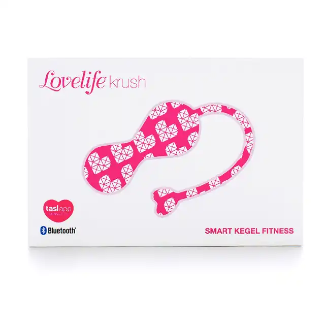 Lovelife - Krush App Connected Bluetooth Kegel. Wibrujące kulki gejszy sterowane aplikacją.  Mega Sale!