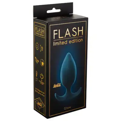 Anal plug with a misplaced centre of gravity Flash Gleam