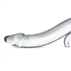 Gildo - Glass Dildo No. 14. Specjalnie zagięte szklane dildo dla wzmocnienia doznań podczas penetracji. 18 cm długości. 
