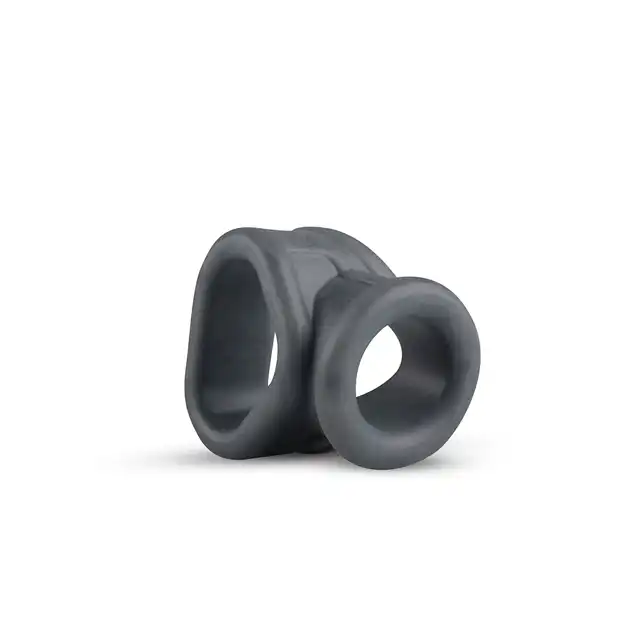 Boners - Liquid Silicone 2 in 1 Ballstretcher. Super miękki silikon. Idealny ring erekcyjny dla wydłużenia orgazmu.