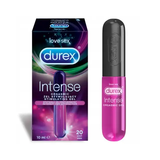Durex - Intense Gel 10ml. Mega efektowny żel stymulujący dla kobiet. 20 orgazmów w jednej buteleczce.  Bestseller!