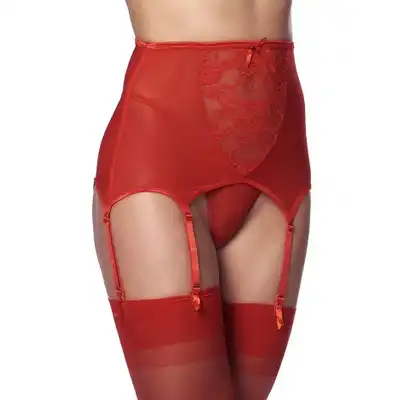 Amorable Suspenderbelt Red