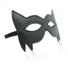 Toyz 4 Lovers - Spikes Mask. Czarna maska ze szpicami z ekoskóry! 