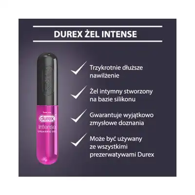 Durex intense orgasmic gel 10 ml. Gwarancja wyjątkowych doznań! Do 20 orgazmów w jednej buteleczce. Bestseller.