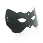 Toyz 4 Lovers - Opened Eyes Mask. Czarna maska z ekoskóry! Bestseller!