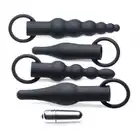 Toyz 4 Lovers - Rimming Anal Training Set. Zestaw wtyczek analnych wibrujących o różnych kształtach i rozmiarach!