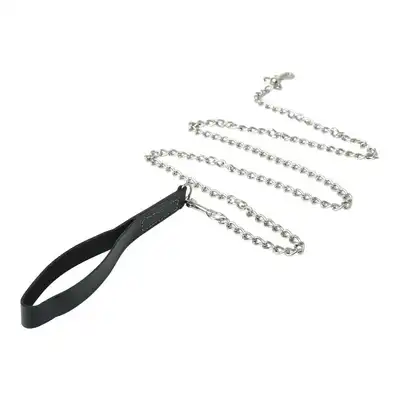 Sportsheets - Chain Leash. Skórzana smycz idealnie pasująca do obroży posture collar! 
