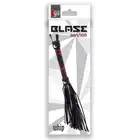 Blaze - Flogger. Czarno czerwony pejczyk z unikatowym wzorem. Wegański materiał! Mega sale!