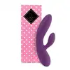 FeelzToys - Lea Rabbit Vibrator Purple. Cichy, przyjemny w dotyku wibrator z króliczkiem, wyprofilowany do stymulacji punktu G. 